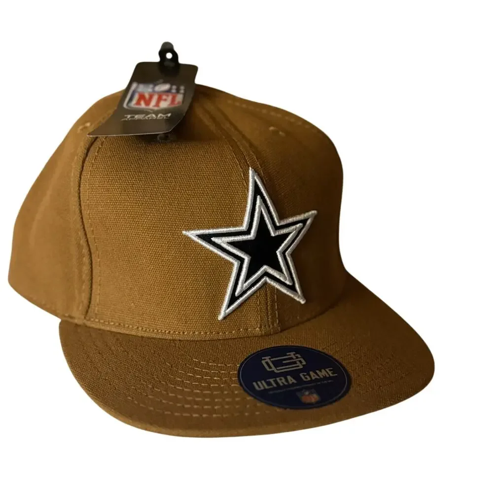 Dallas Cowboys Snapback Hat Flat Brim Adjustable Carhartt Style Ultra Game NWT